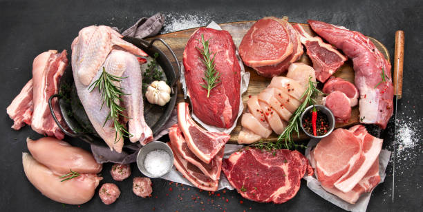 Cortes de carne para asar; toma de los mejores cortes de carne antes de cocinarla